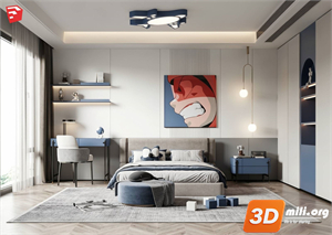 Children Room Scenes Skp FIles 